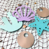 Pinfliers Mermaid Theme Birthday Party Decoration Paper Bunting|Garland, Backdrop| Wall Decoration