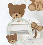 Pinfliers Teddy Bear Theme Birthday Party Decoration Paper Wreath