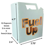 Pinfliers Car Theme Birthday Party Paper French fries /  Popcorn Boxes, A pack of 10 Popcorn Tubs