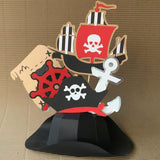 Pinfliers Pirate Theme Birthday Party Paper Small Cutouts for Centerpiece
