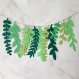 Pinfliers Flower Garland with Pink Paper Flower and Leaves for Birthday Party Decorations