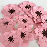 Pinfliers Flower Garland with Pink Paper Flower and Leaves for Birthday Party Decorations