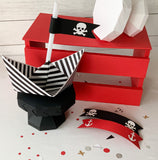 Pinfliers Pirate Theme Birthday Party, A Combo for 10 kids