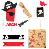 Pinfliers Pirate Theme Birthday Party, A Combo for 10 kids