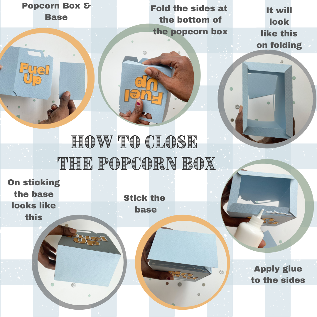 Pinfliers Car Theme Birthday Party Paper French fries /  Popcorn Boxes, A pack of 10 Popcorn Tubs