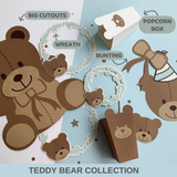 Pinfliers Teddy Bear Theme Party Paper Bunting