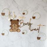 Pinfliers Teddy Bear Theme Baby Shower Decoration Big Paper Cutouts