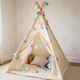 Pinfliers Pastel Theme Birthday Party Decoration Paper Tassel Bunting