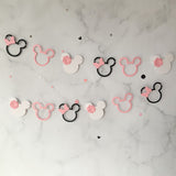 Pinfliers Minnie Mouse Theme Birthday Party Paper Bunting