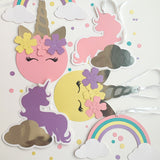 Pinfliers Unicorn Theme Birthday Party Hangings