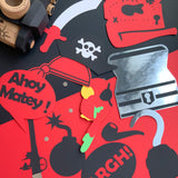 Pirate Theme Birthday Party Decoration Paper Photo Booth Props