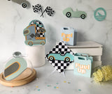 Pinfliers Car Theme Birthday Party Paper Cake Topper