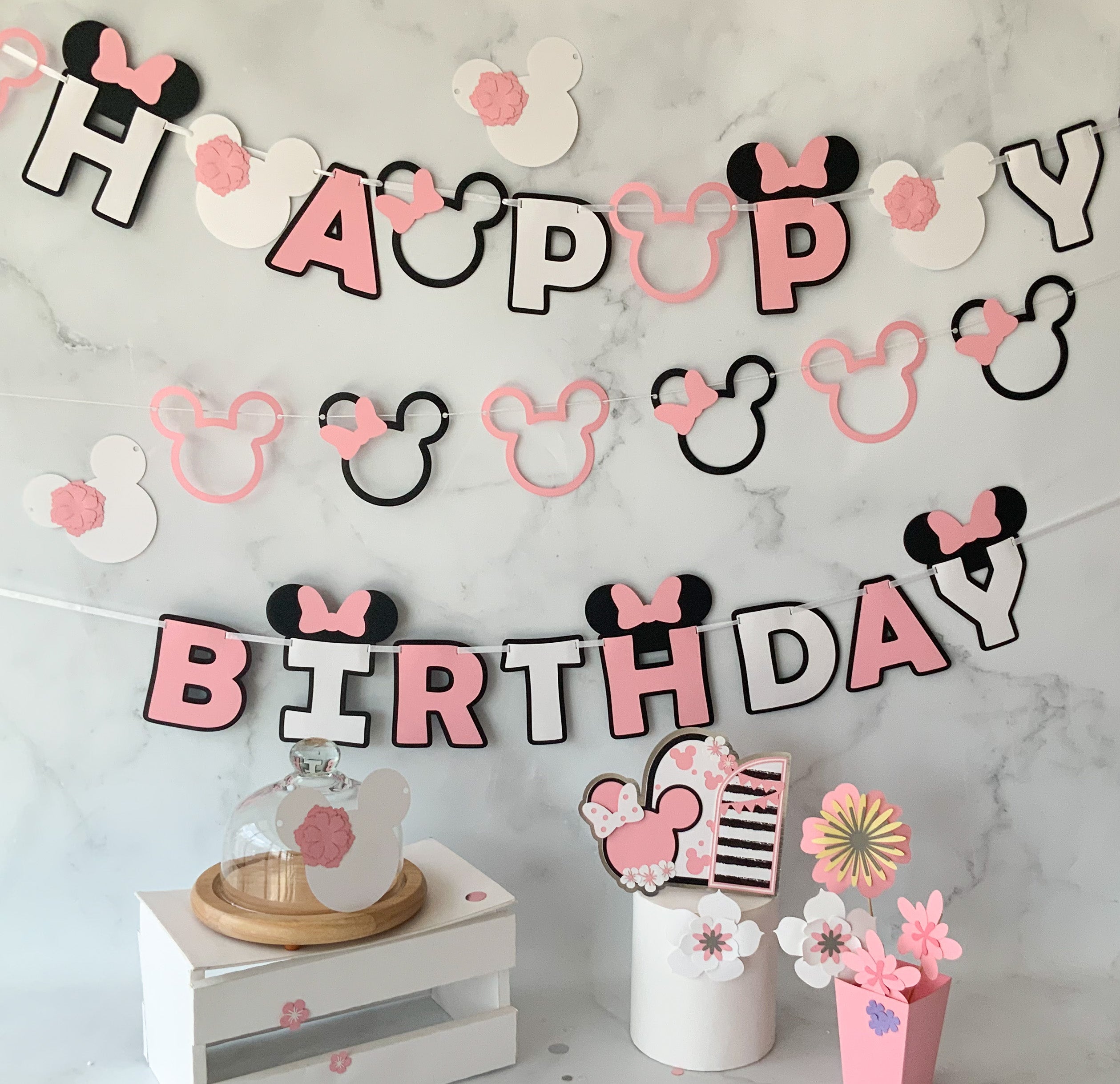 Happy Birthday/Anniversary Cake Toppers (Pack of 6/Glitter/Paper) | Garg  Novelties