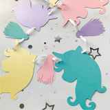 Pinfliers Pastel / Unicorn Theme Birthday Party Paper Bunting