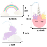 Pinfliers Unicorn Theme Birthday Party Hangings