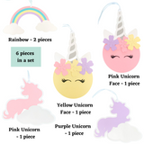 Pinfliers Unicorn Theme Birthday Party Hangings