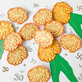 Pinfliers Paper Marigold Flower Garland, Pongal, Makar Sankranti, Lohri, Bihu Decoration