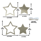 Pinfliers Twinkle Twinkle Little Star Theme Birthday Party Paper Star Bunting